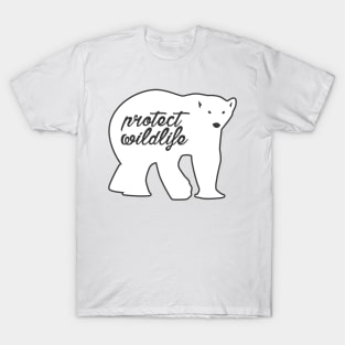 protect wildlife - polar bear T-Shirt